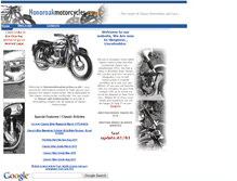 Tablet Screenshot of honoroakmotorcycles.co.uk